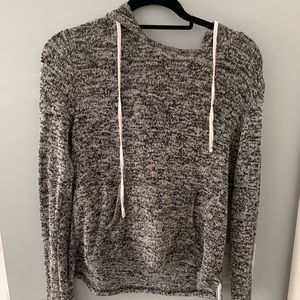 grey hoodie